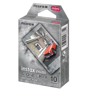 FUJIFILM Instax Mini 10x1 Instant Film Stone Gray