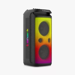 SHARK Sonic Pro Wireless Bluetooth Karaoke Speaker 150W Power Bass Output 2 Cordless Mic Black