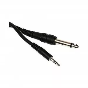 Maxicom 6.5mm to 3.5mm male to male Aux Cable for All Audio Video Devices Black