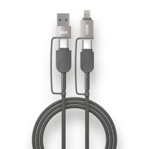 GM G+ Flash 4-in-1, 100W Charging USB Cable