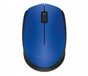 Logitech M171 Wireless Mouse for PC, Mac, Laptop, 2.4 GHz with USB Mini Receiver-Blue