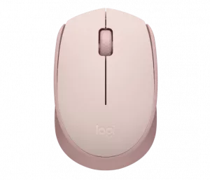 Logitech M171 Wireless Mouse for PC, Mac, Laptop, 2.4 GHz with USB Mini Receiver-Rose
