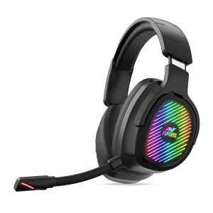 Ant Esports Stealth 10 Wireless Gaming Headset with Noise Cancelling Microphone for PC,Black