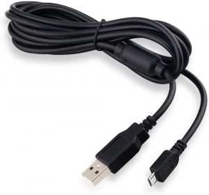 PlayX PS4 Controller Charging USB Cable 2 Meter USB to Mini USB Charger Cable Data Transfer Cable