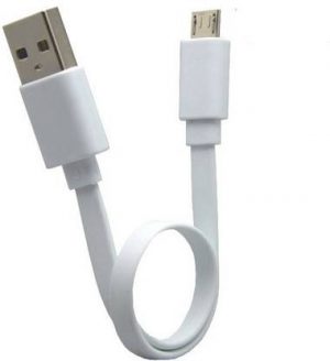 Micro USB Cable For Power Bank 6 inch Charging Cable Set of 2 Cables