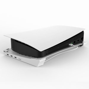 Ipega PG-P5S008 PS5 Slim Horizontal Stand with 4 USB Ports, White