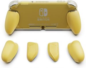 Skull & Co. GripCase Lite A Comfortable Protective Case with Replaceable Grips, Yellow (Preowned)