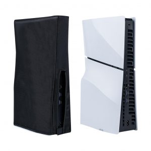 PS5 Console Oxford Cloth Vertical Dust Proof Cover for PS5 Console Digital & Disc Edition (Black)