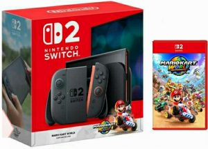 Nintendo Switch 2 Mario Kart World Bundle Console ( With Physical Game Card )