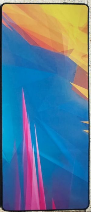 Gaming MousePad COLOURFULL Extended Size 700mm x 300mm x 2 mm Desk Mat, Stitched Edges, Non-Slip