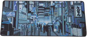 Gaming MousePad JAPAN L Extended Size 700mm x 300mm x 2 mm Desk Mat, Stitched Edges, Non-Slip