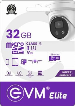 EVM 32GB ELITE MicroSDXC Class 10 100 MB/s Memory Card