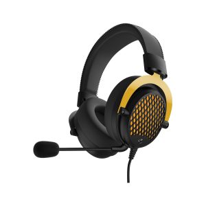 Cosmic Byte CryoCore 7.1 Surround Wired Gaming Headset with Noise-Cancelling Mic, Honeycomb Black
