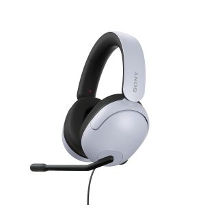 Sony INZONE H3, MDR-G300 Wired Gaming Headset, Over-Ear Headphones with 360 Spatial Sound, White