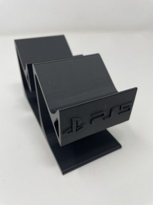 Double controller holder Table Top stand Holder For PS5 Controllers Black (Controller Not Included)