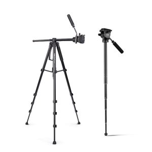 DIGITEK DPTR 895VD 195 CM Tripod Cum Monopod with Aluminum Alloy & Multipurpose Head, 3-Way Head