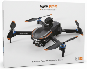 S28 GPS Camera Drone , In-Display Remote Controller and Memory Card Support