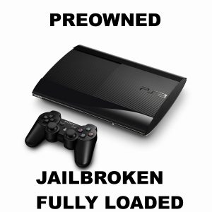 PS3 750GB Slim Console Jailbroken Complete Set With Preloaded Games Boxed