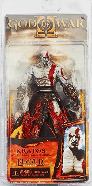 NECA God of War Kratos with Flaming Blades of Athena,18cm Action Figure