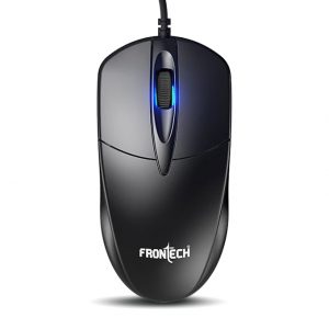 FRONTECH MS0048 Optical Wired USB Mouse 1000 DPI Resolution Compact & Stylish