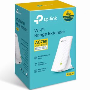 TP-Link RE200 AC750 Wifi Range Extender Up to 750Mbps Dual Band WiFi Extender, Repeater, WifiSignal