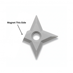 Ninja Star Fridge Magnet 3d Printed