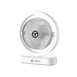 Toreto NEURAFAN Compact, lightweight design perfect for desks or travel Auto Rotation Off White