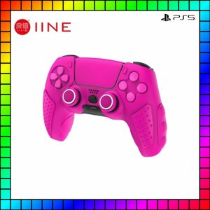 IINE PS5 Silicone Protective Case Dockable Pink