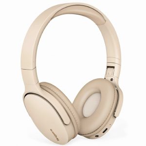 FINGERS Rock-n-Roll H6 On-Ear Bluetooth Headphones with Mic Beige