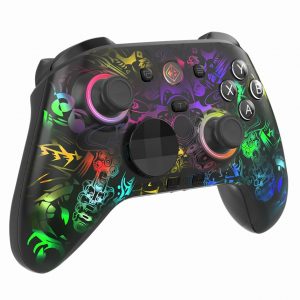 Cosmic Byte Lumora Tri-Mode Controller with Stealth Black RGB-Reveal Design, Hall Effect