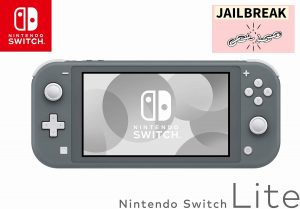 Nintendo Switch Lite Console Jailbroken 64 Card With Latest Games Grey ( Preowned )