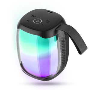 iGear Spectrum Mini Bluetooth Speaker, 9 Light Modes with 10 Million Colours, 15W Bluetooth Speaker