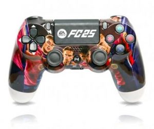 Playx FC 25 Themed Red Bluetooth Wireless P4 Gaming Controller