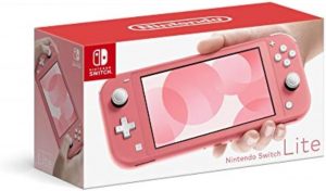 Nintendo Switch Lite Handheld Gaming Console Coral Pink
