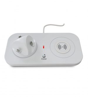iGear DockMe 10W Fast charging with Docking and 15W Wireless Charger, Android, iOS and Type-C ,White