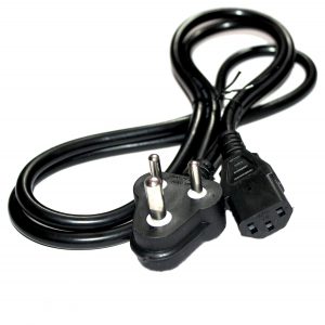 Ranz Super Deluxe Computer Power Cable IEC for Desktop/PC SMPS Power Cable 1.5 Meter (Black)