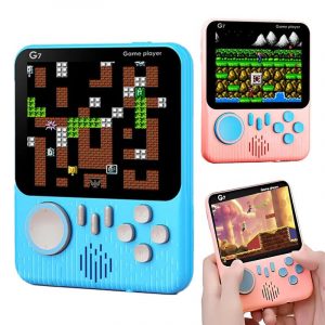 G7 Retro Handheld Gaming Console, Portable Classic Video Game 666 Games Multicolour